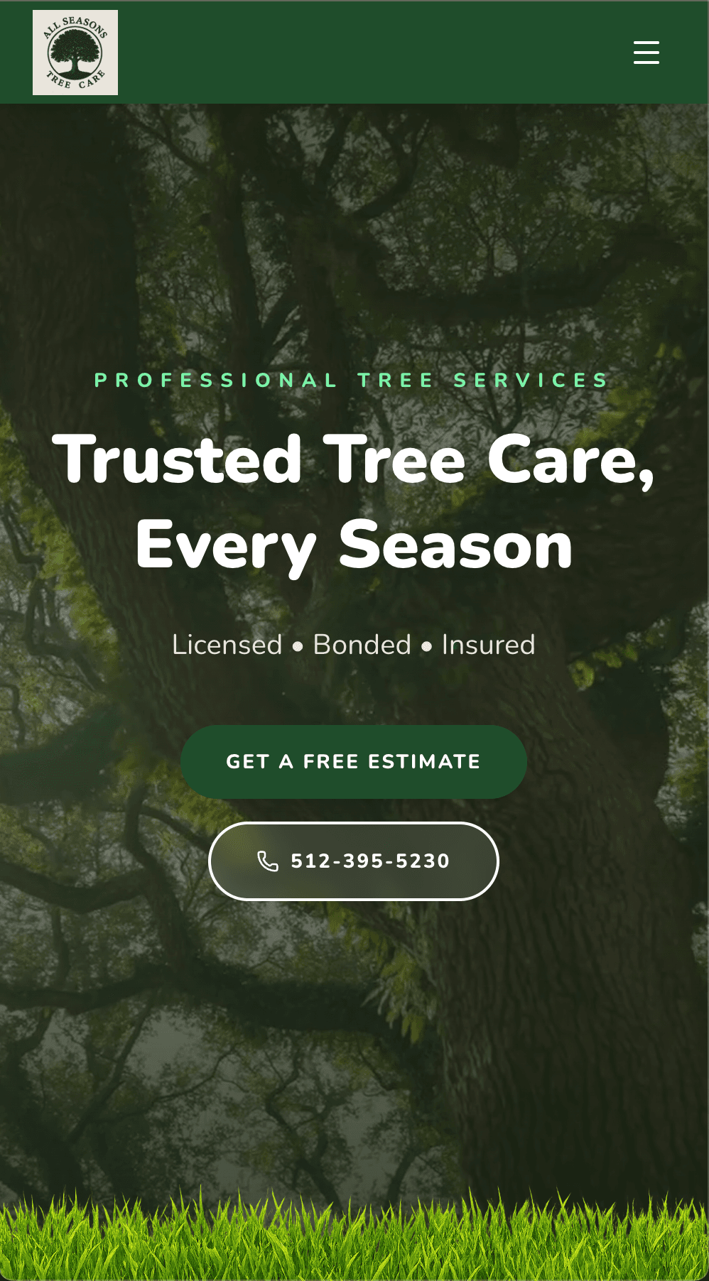 All Seasons Tree Care mobile screenshot